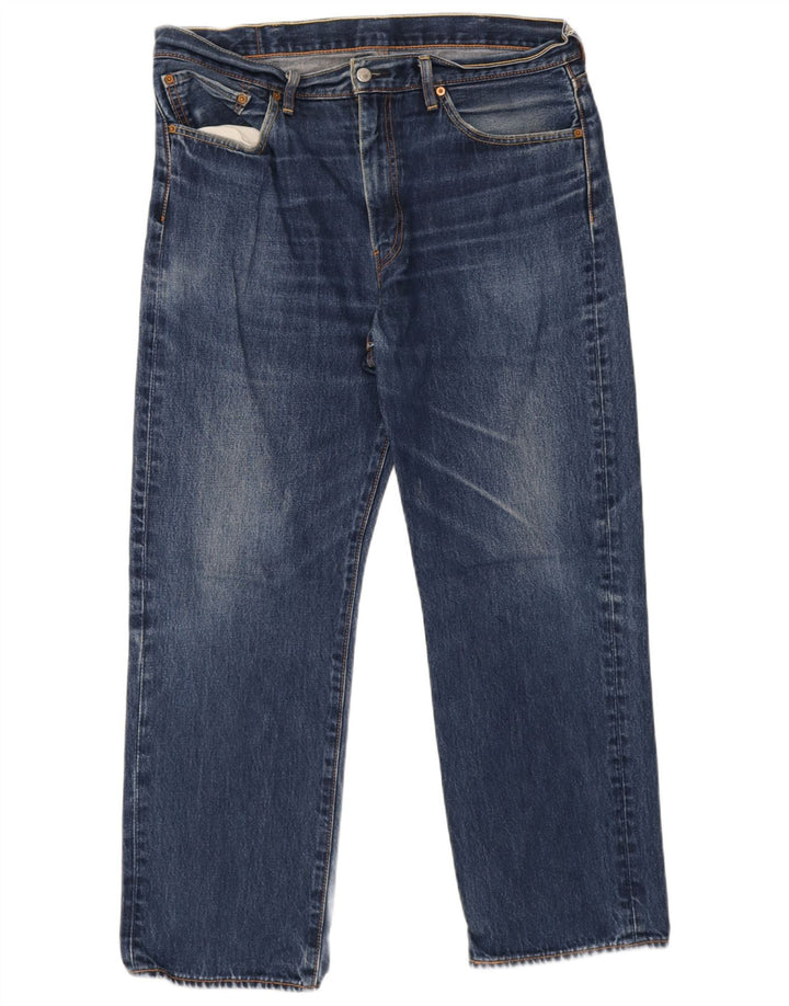 Levi's Herre 751 Straight Jeans W38 L30 Blå