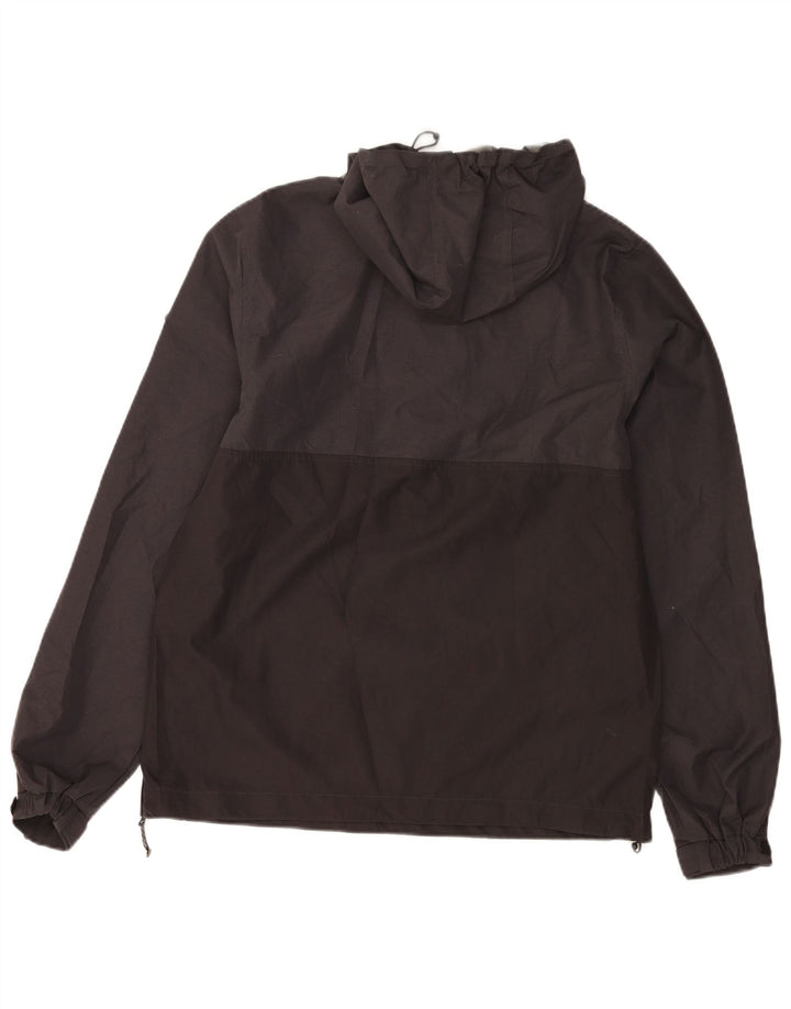 Billabong Herre Hætte Anorak regnjakke UK 38 Medium Black Colourblock
