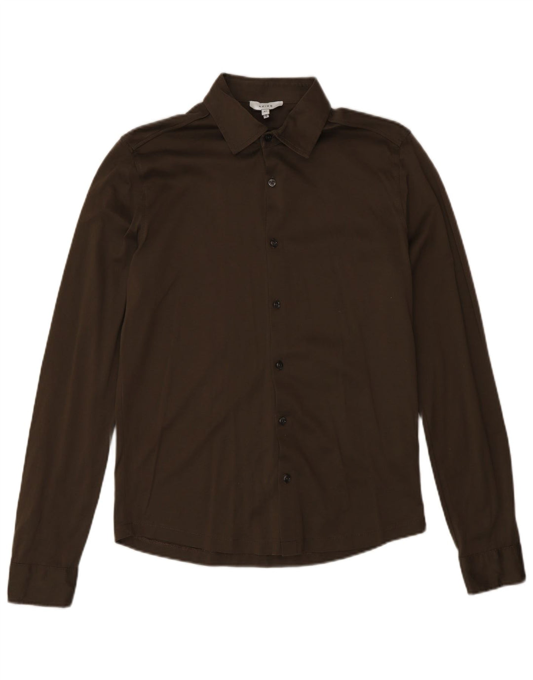Reiss herreskjorte XS brun bomuld