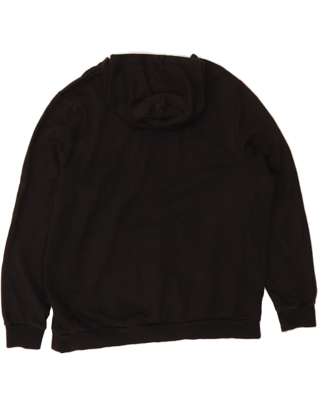 PUMA Mens Hoodie Jumper 2XL Black Cotton Vintage Puma and Second-Hand Puma from Messina Hembry 