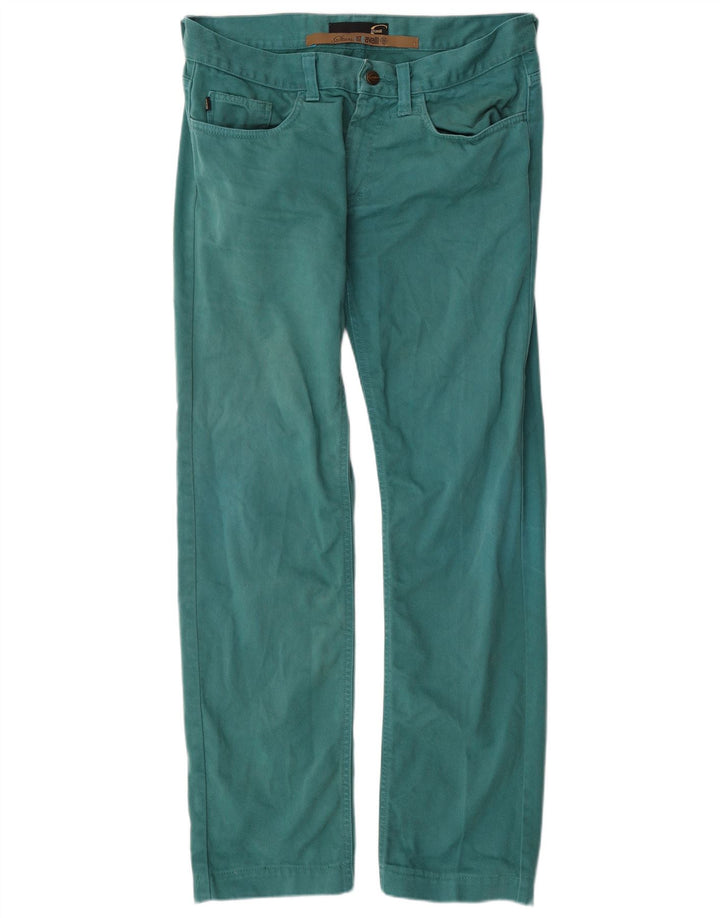 CAVALLI Womens Straight Jeans W34 L32 Green