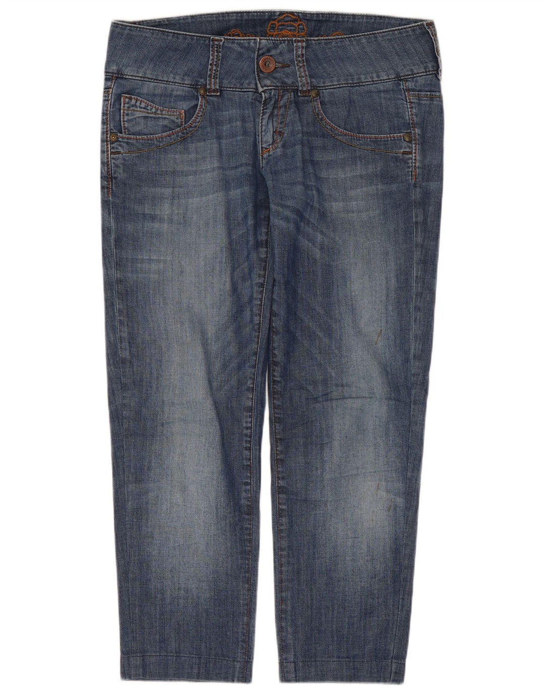 Marlboro Classics Womens Cropped Jeans W28 L24 Blå