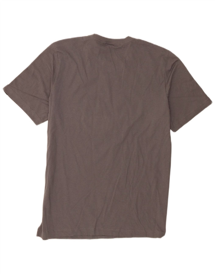 Adidas Herre Grafisk T-Shirt Top Stor Grå Bomuld