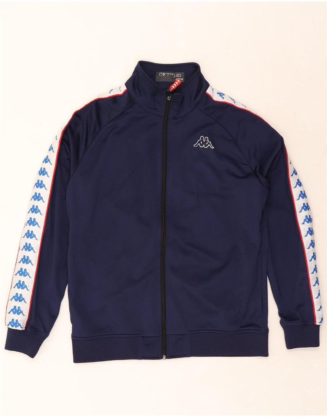 Kappa Herre grafisk træningsdragt Topjakke Medium Navy Blue Colourblock