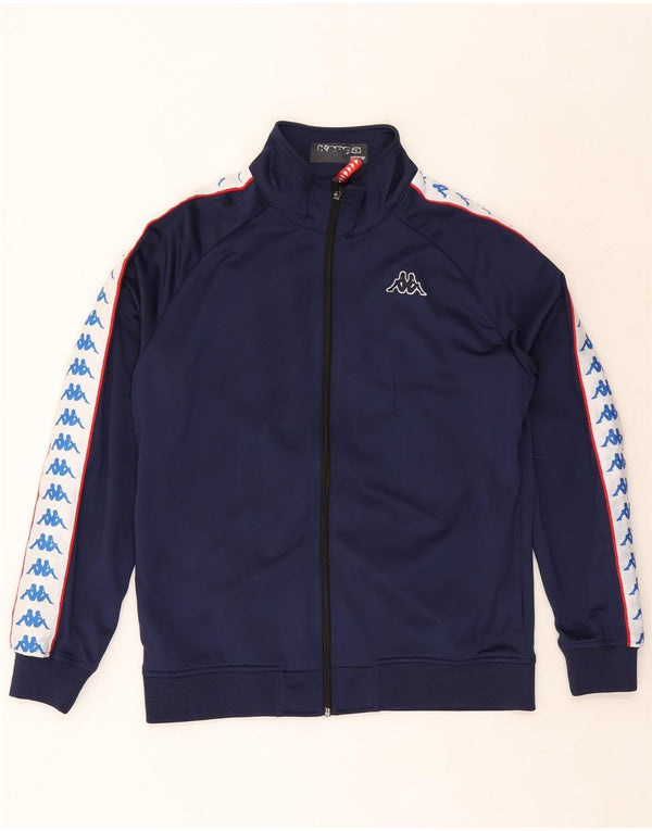 Kappa Herre grafisk træningsdragt Topjakke Medium Navy Blue Colourblock