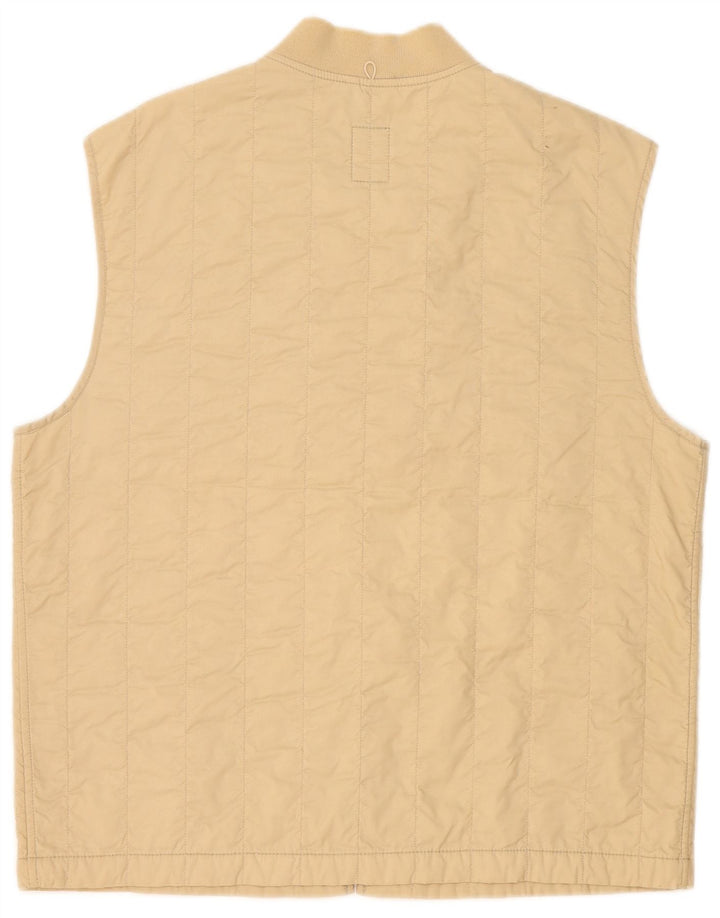 Fay Mens Polstret Gilet UK 42 XL Beige Polyamid