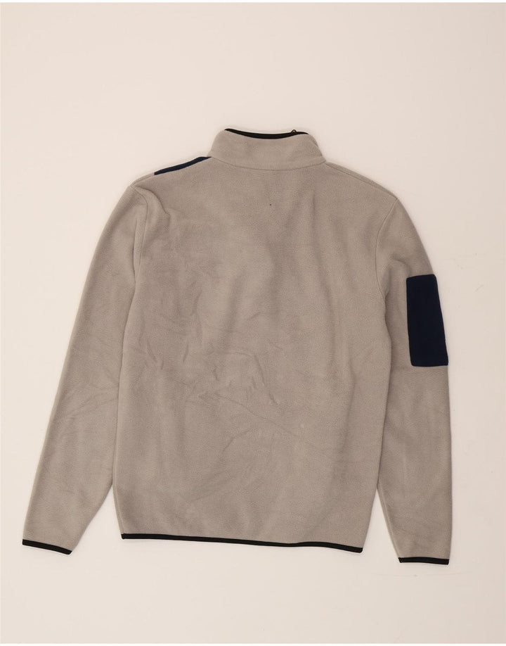 Lotto Herre lynlås hals Fleece Jumper Stor grå Colourblock Polyester
