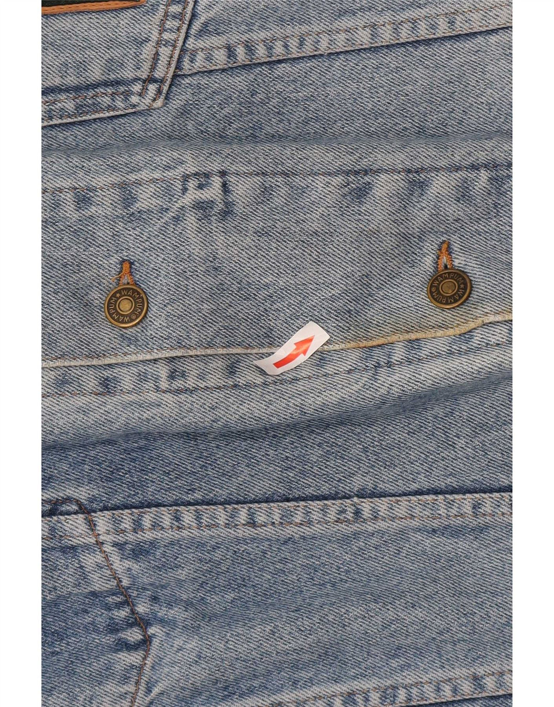 Wampum Dame denimjakke UK 16 Large Blue