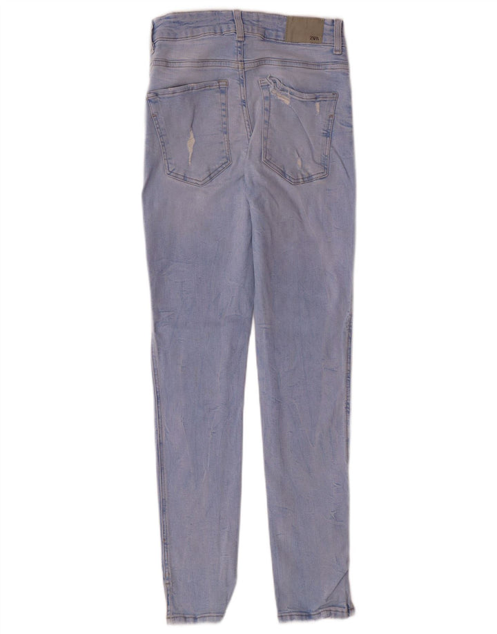 Zara Dame Skinny Jeans EU 36 XS W26 L27 Blå Bomuld Moderne
