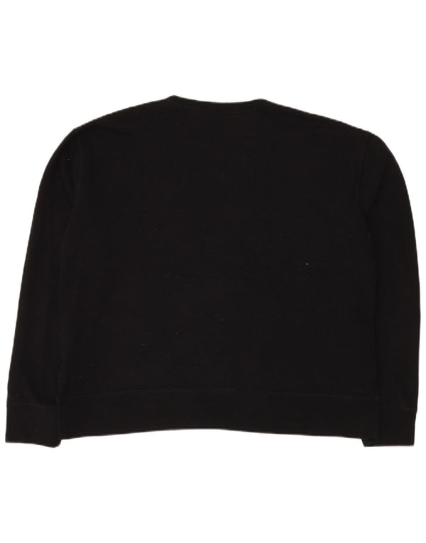 Polo Ralph Lauren Dame Grafisk Sweatshirt Jumper UK 16 Large Sort