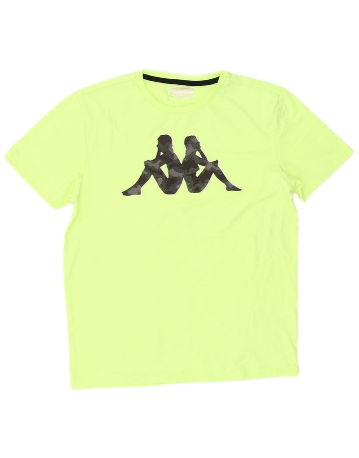Kappa Herre Grafisk T-Shirt Top Medium Grøn