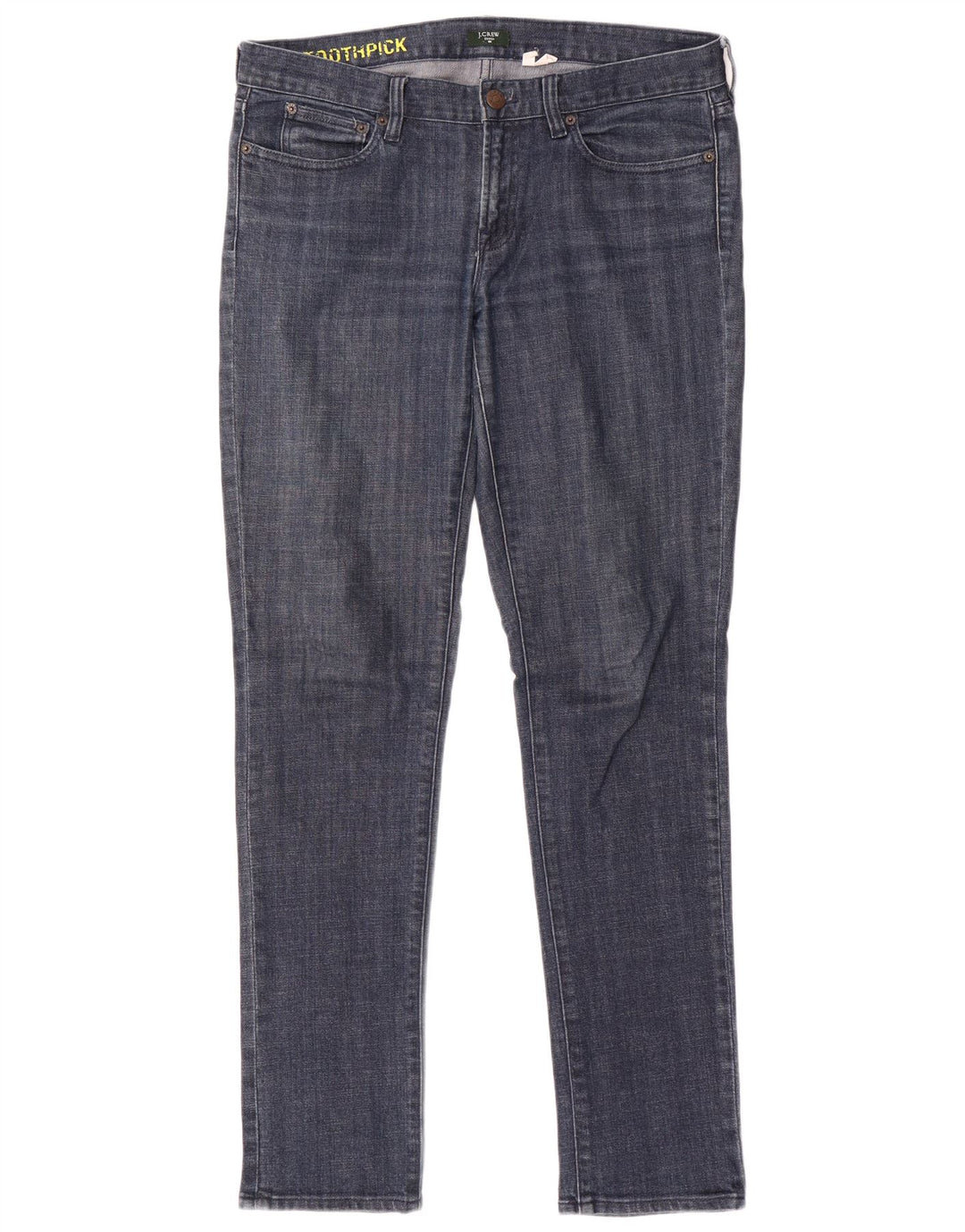 J. Crew Tandstikker Slim Jeans til kvinder W30 L33 Blå Bomuld