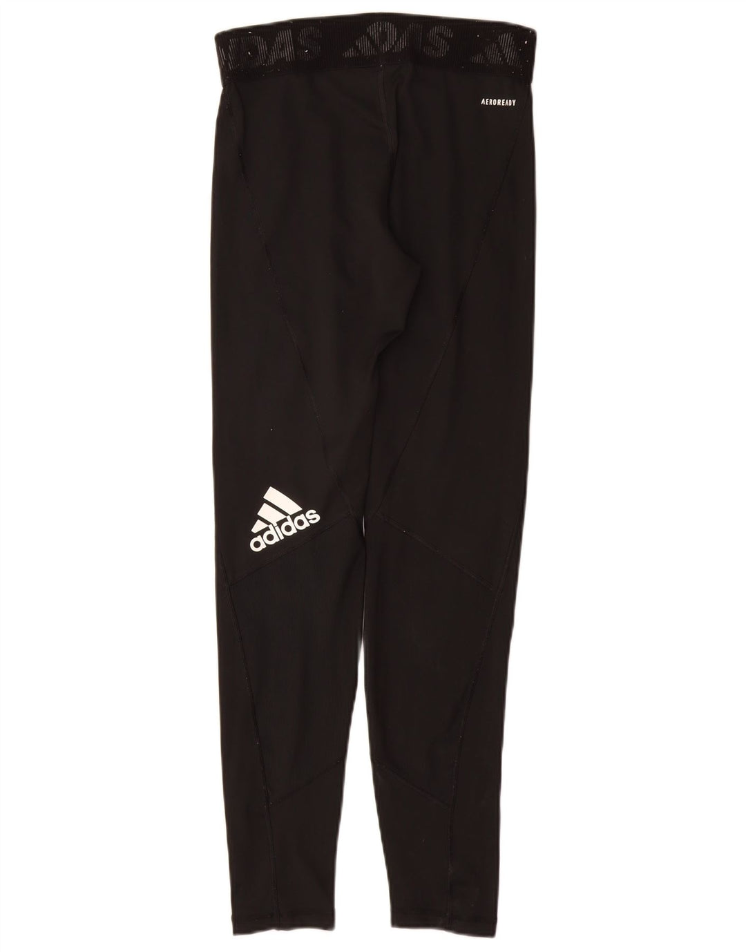 ADIDAS Girls Primegreen Graphic Leggings 14-15 Years  Black Vintage Adidas and Second-Hand Adidas from Messina Hembry 