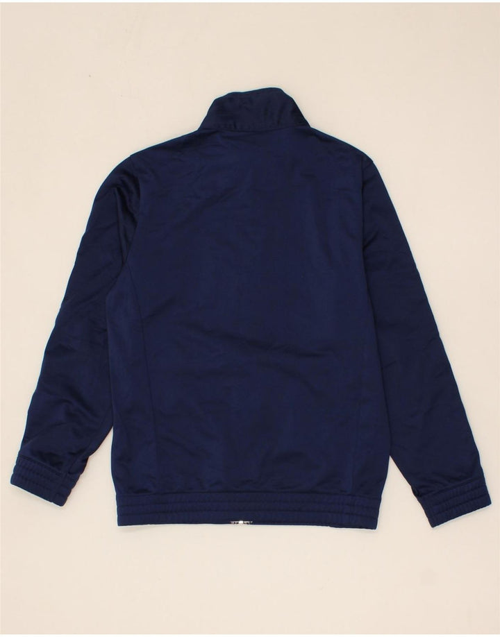 CHAMPION Boys Tracksuit Top Jacket 9-10 Years Medium Navy Blue Colourblock Vintage Champion and Second-Hand Champion from Messina Hembry 