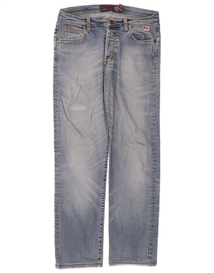 Roy Rogers Herre Thanaz Straight Jeans IT 48 Medium W34 L29 Blå Bomuld