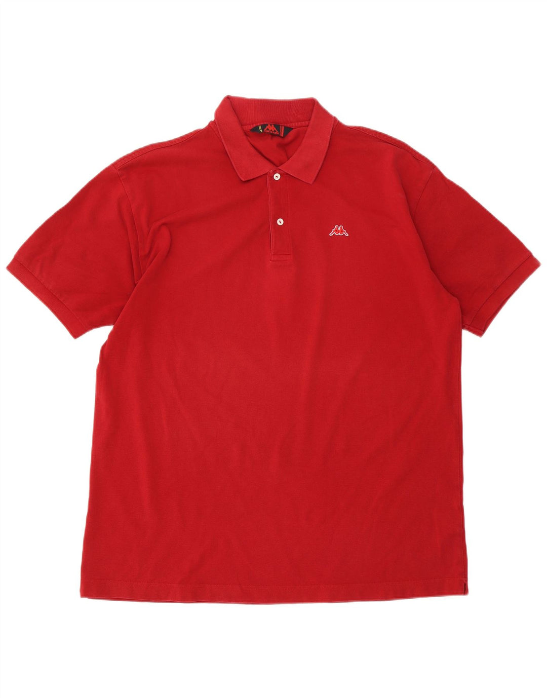 Kappa herre poloshirt 3XL rød bomuld
