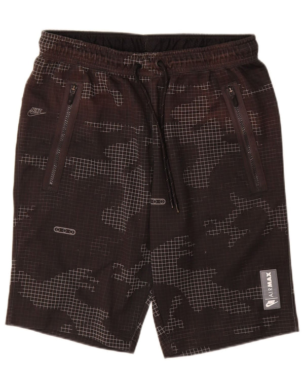 Nike Herre Sportshorts Medium W32 L10 Sort Camouflage Polyester