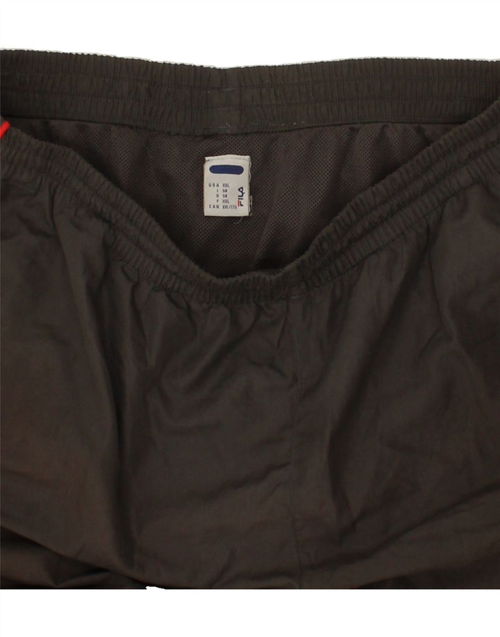 FILA Mens Sport Shorts 2XL Grey Vintage Fila and Second-Hand Fila from Messina Hembry 