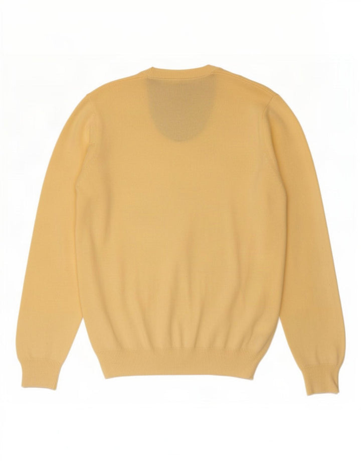 Marks & Spencer Herre Blue Harbor V-hals sweater Medium Gul