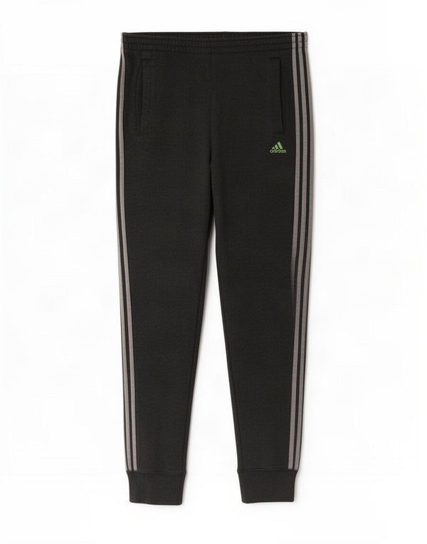 Adidas Drenge Træningsdragt Bukser Joggers 13-14 År Grå Bomuld