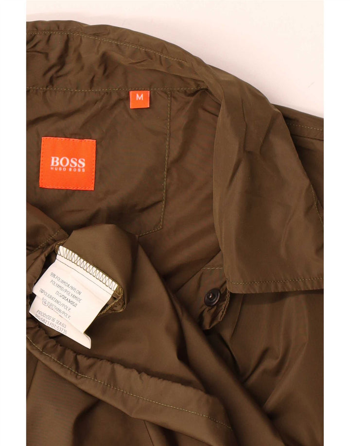 Hugo Boss Kortærmet Herreskjorte Medium Khaki Polyamid