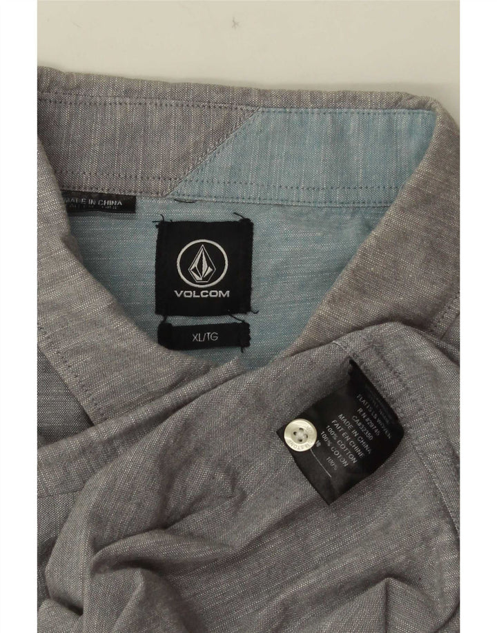 Volcom Herreskjorte XL Grå Bomuld