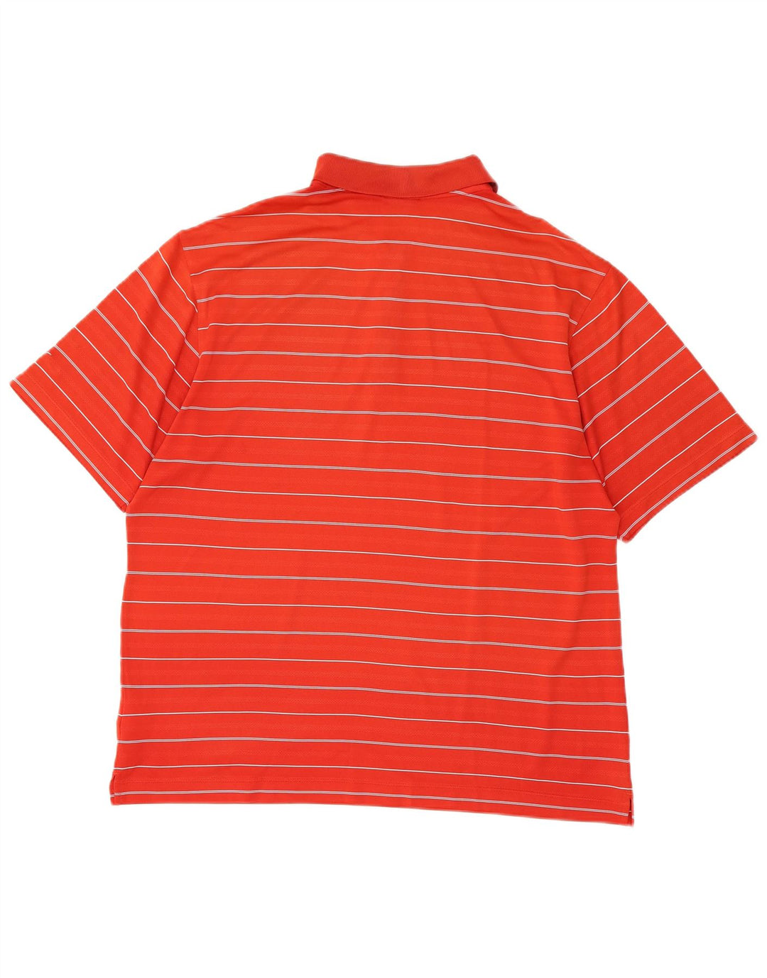 Nike Dri Fit poloshirt til mænd, stor rødstribet polyester