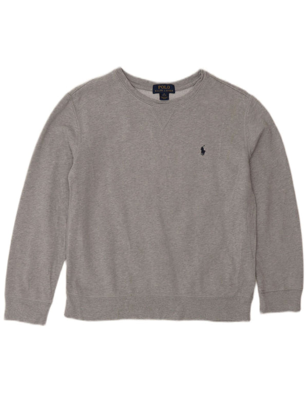 Polo Ralph Lauren Pige Sweatshirt Jumper 10-11 år Medium Grå Flecked