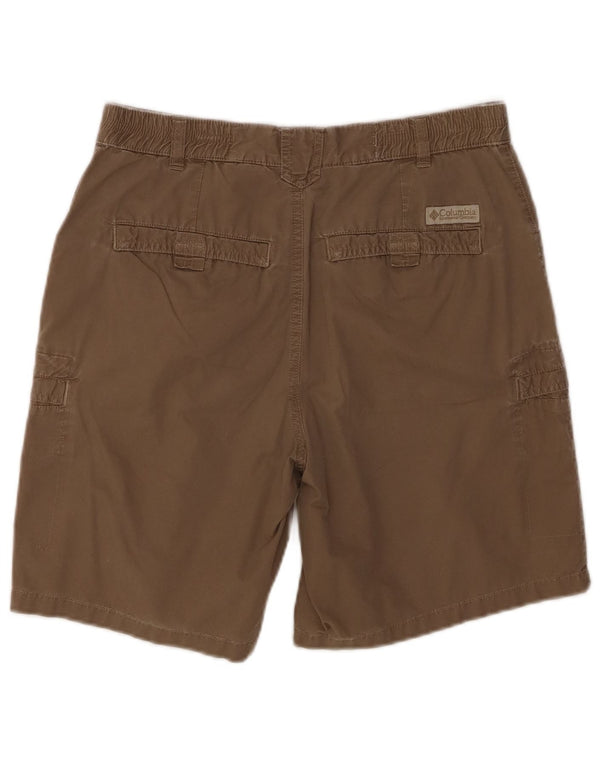 COLUMBIA Cargo Shorts til kvinder US 9 Medium W28 Brun Bomuld
