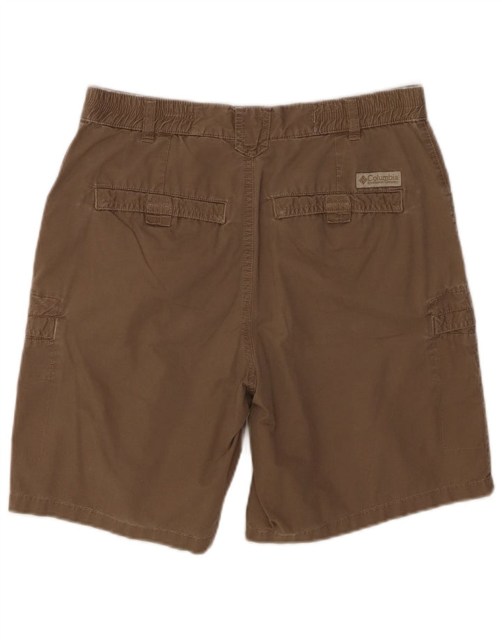 COLUMBIA Cargo Shorts til kvinder US 9 Medium W28 Brun Bomuld