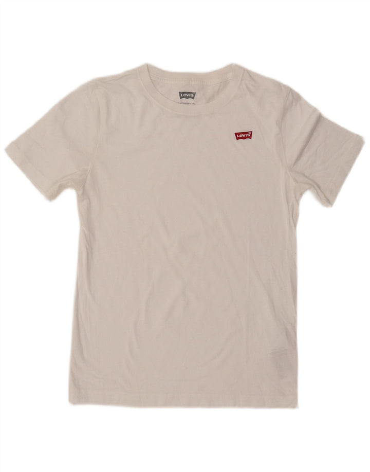 LEVI'S Boys T-Shirt Top 13-14 År Hvid Bomuld