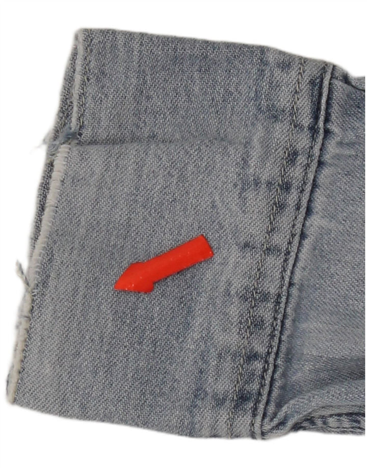 Rifle Dame Regular Fit Denim Shirt UK 12 Medium Blue Bomuld