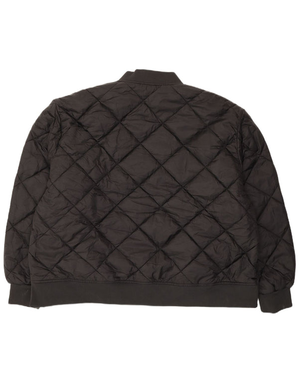 DICKIES Herre Quiltet Jakke UK 48 4XL Sort Nylon