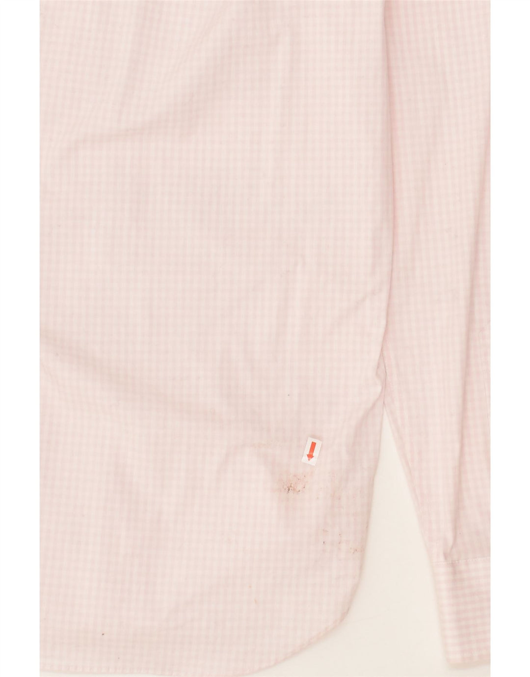 J. CREW Mens Flex Slim Shirt Small Pink Gingham Cotton | Vintage J. Crew | Thrift | Second-Hand J. Crew | Used Clothing | Messina Hembry 