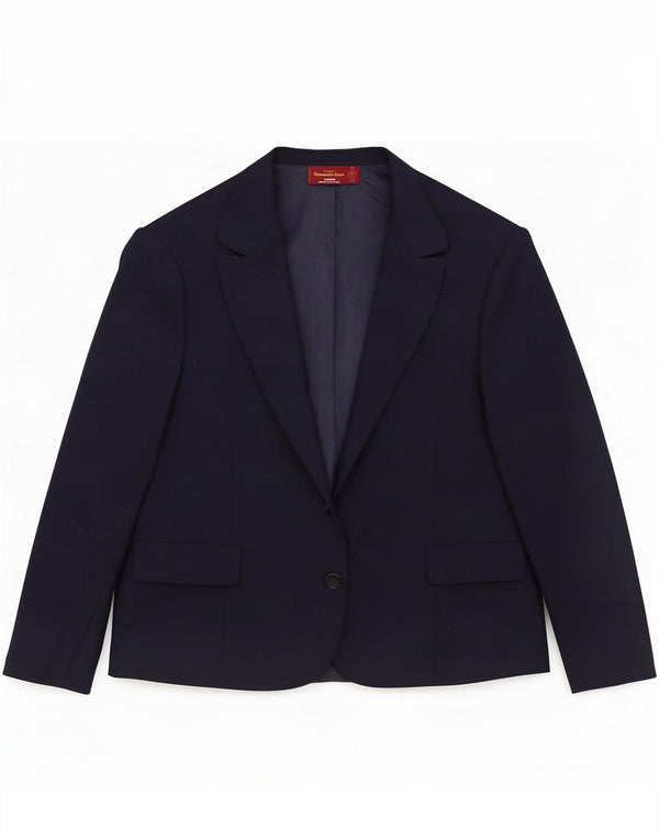 Ermenegildo Zegna Dame 2-knaps blazerjakke UK 14 Medium Navy Blue