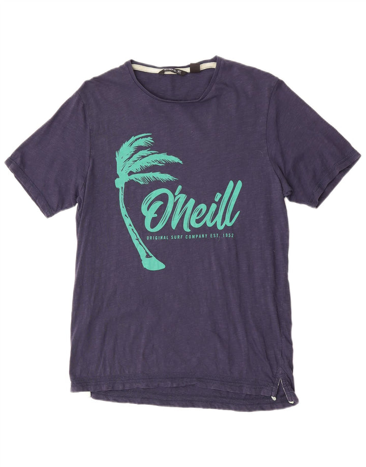 O'Neill Herre grafisk T-shirt top lille marineblå bomuld