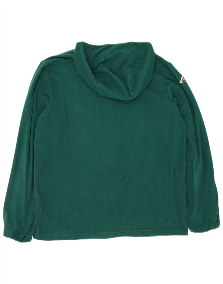 KAPPA Fleecejakke med hætte til mænd UK 40 Large Green