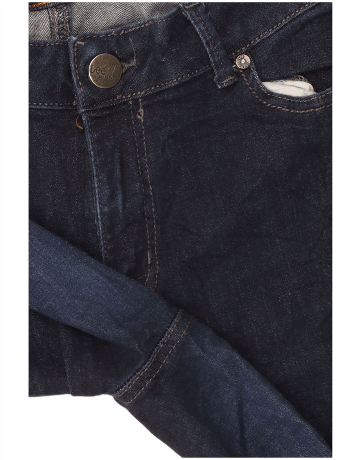 LEE Womens Modern Series Curvy Bootcut Jeans US 12 Large W34 L31 Navy Blue