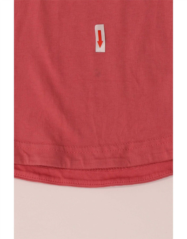 Adidas Dame Grafisk Vest Top UK 10 Small Pink