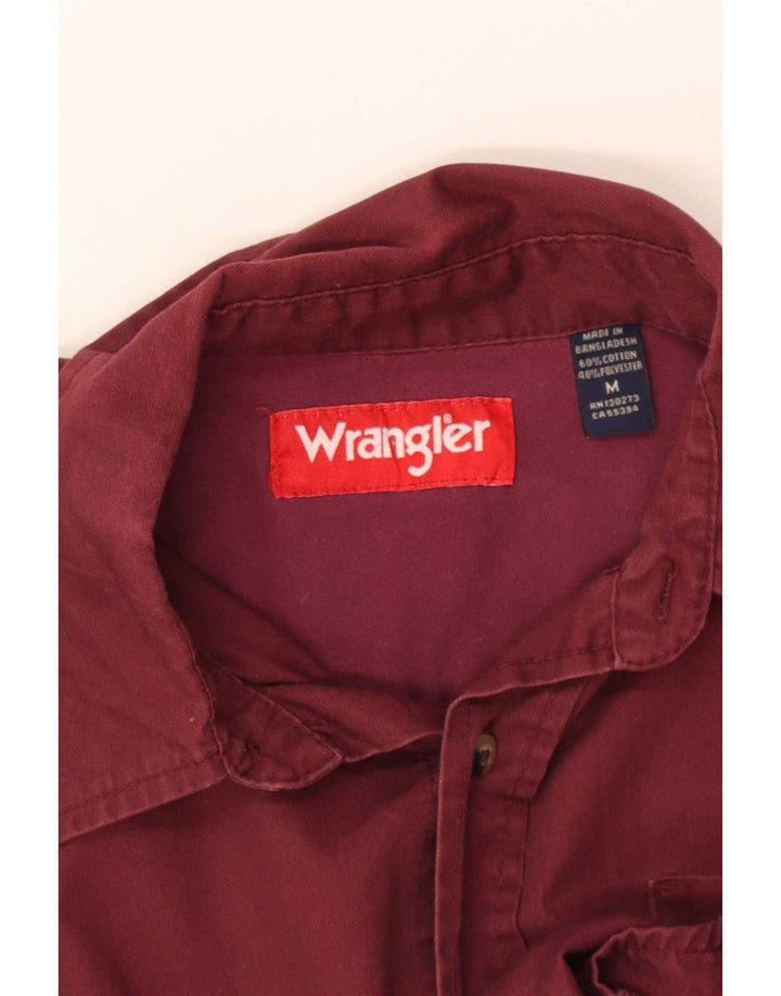 Wrangler Herreskjorte Medium Burgundy Cotton