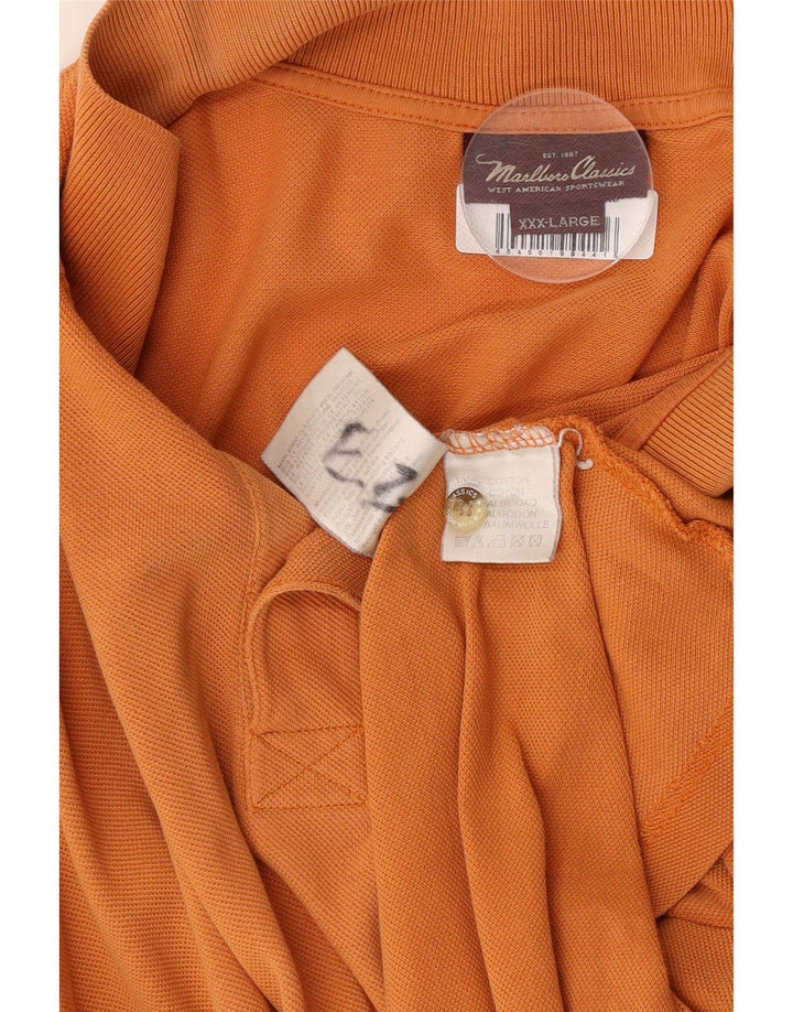 Marlboro Classics Polo Shirt til mænd 3XL Orange Bomuld