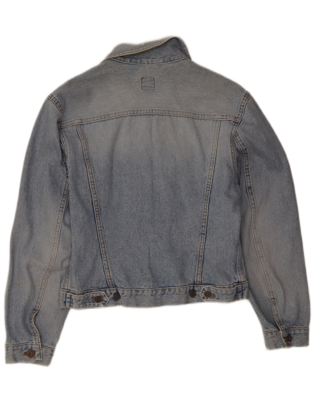 Guess Dame denimjakke UK 14 Stor Blå Bomuld