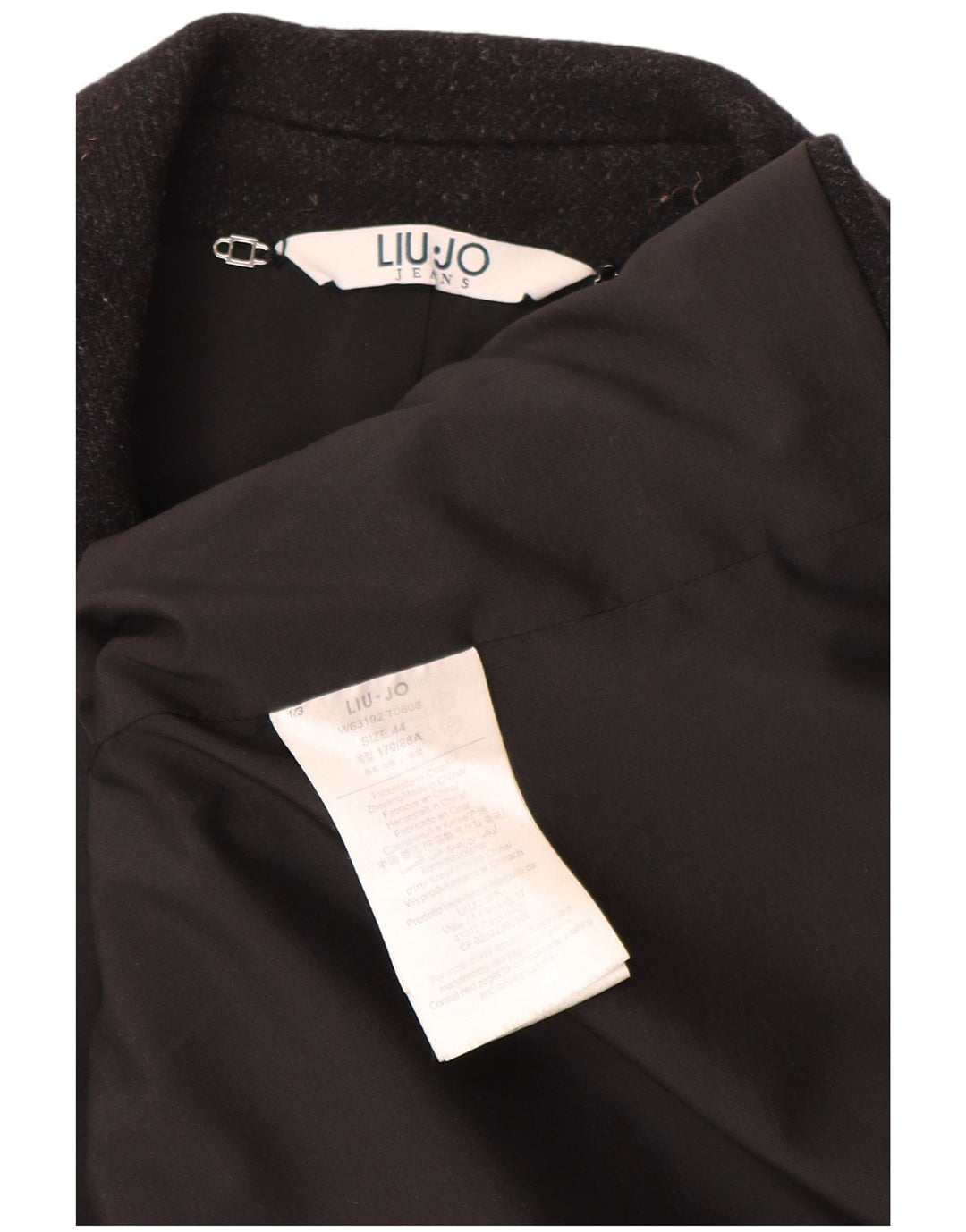 Liu Jo Dame Overfrakke IT 44 Medium Sort Uld