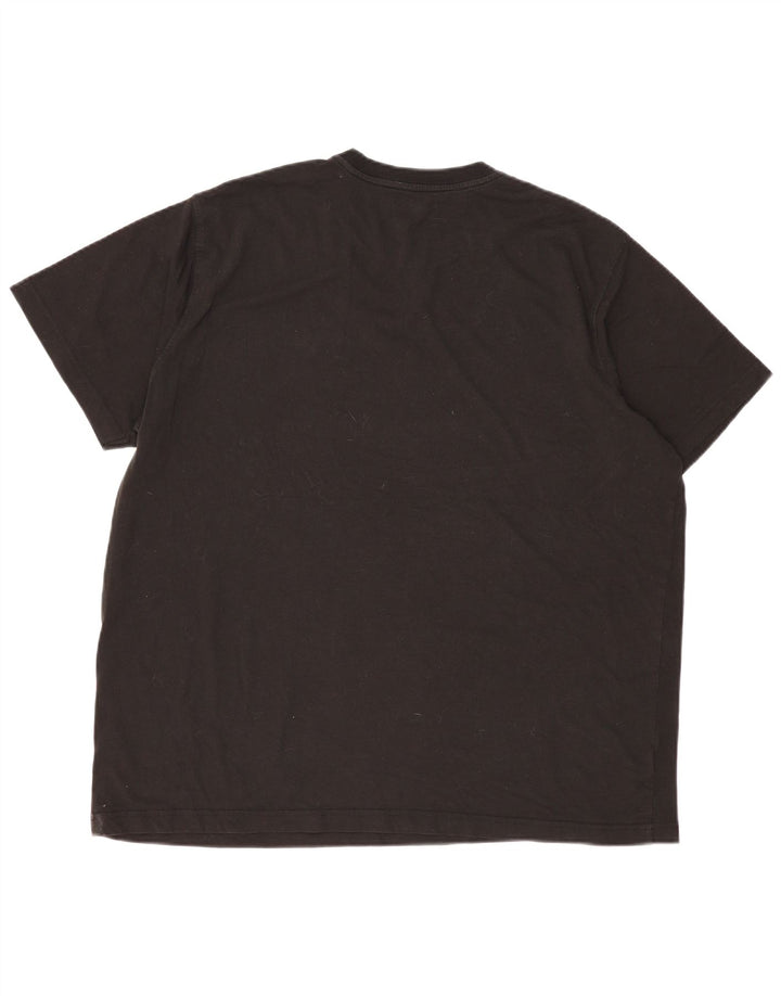 Eddie Bauer Herre T-Shirt Top 2XL Sort Bomuld