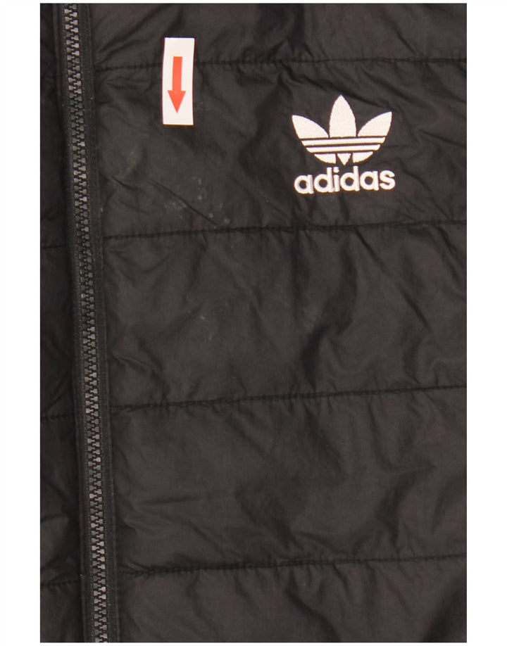 Adidas Herre Polstret Gilet UK 38 Medium Sort Polyamid