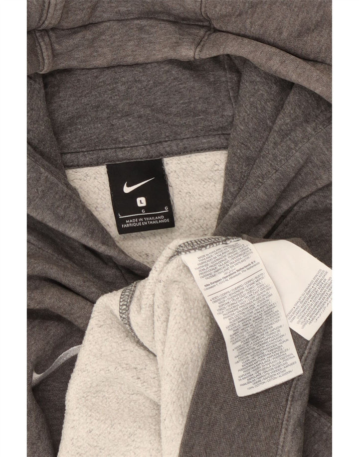 Nike Herre hættetrøje Jumper Large Grå Bomuld