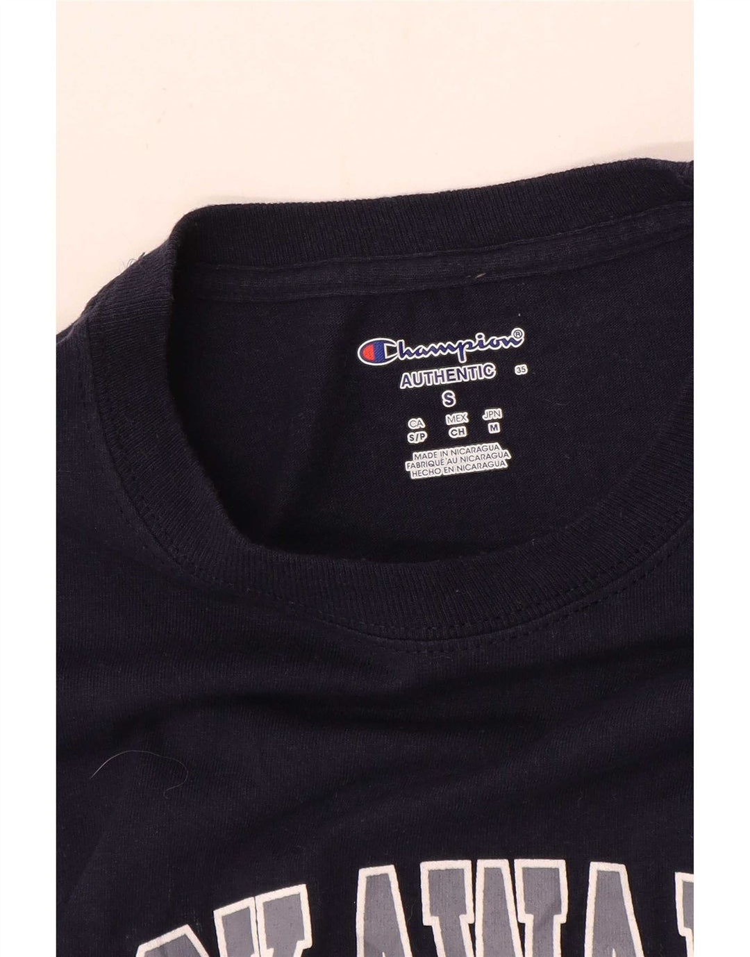 Champion Herre grafisk T-shirt top lille marineblå