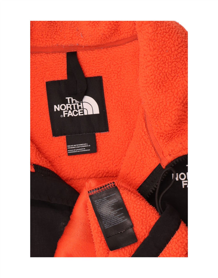 The North Face Fleecejakke til kvinder UK 14 Large Orange Colourblock