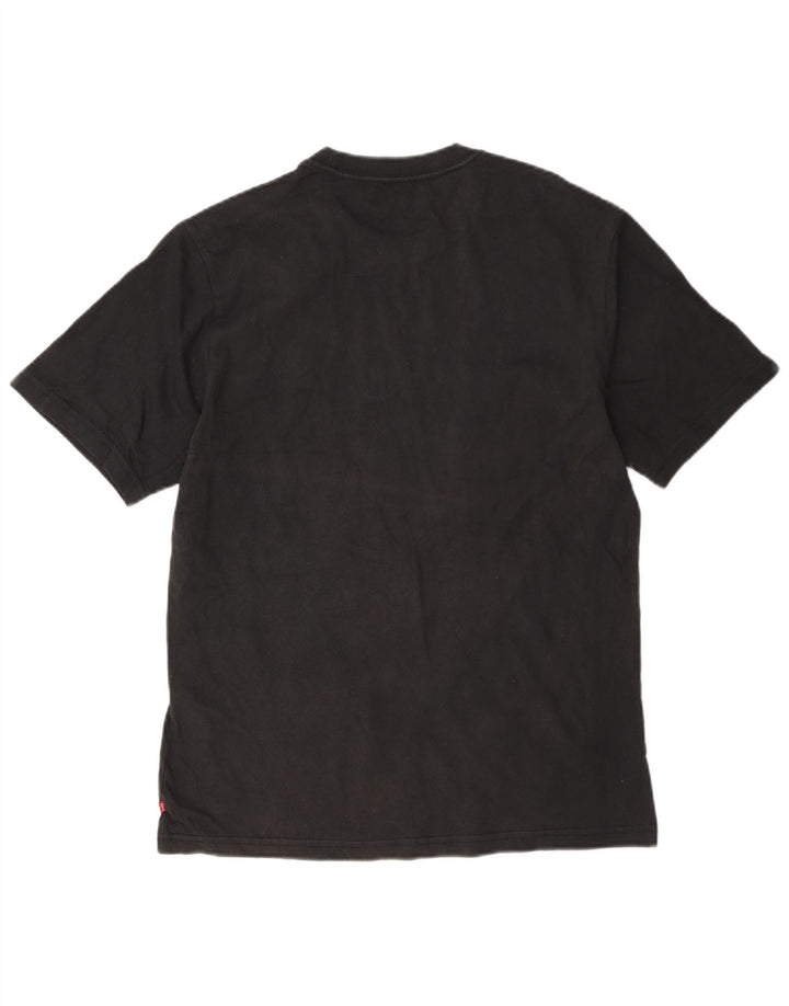 Levi's Herre afslappet T-shirt top lille sort bomuld