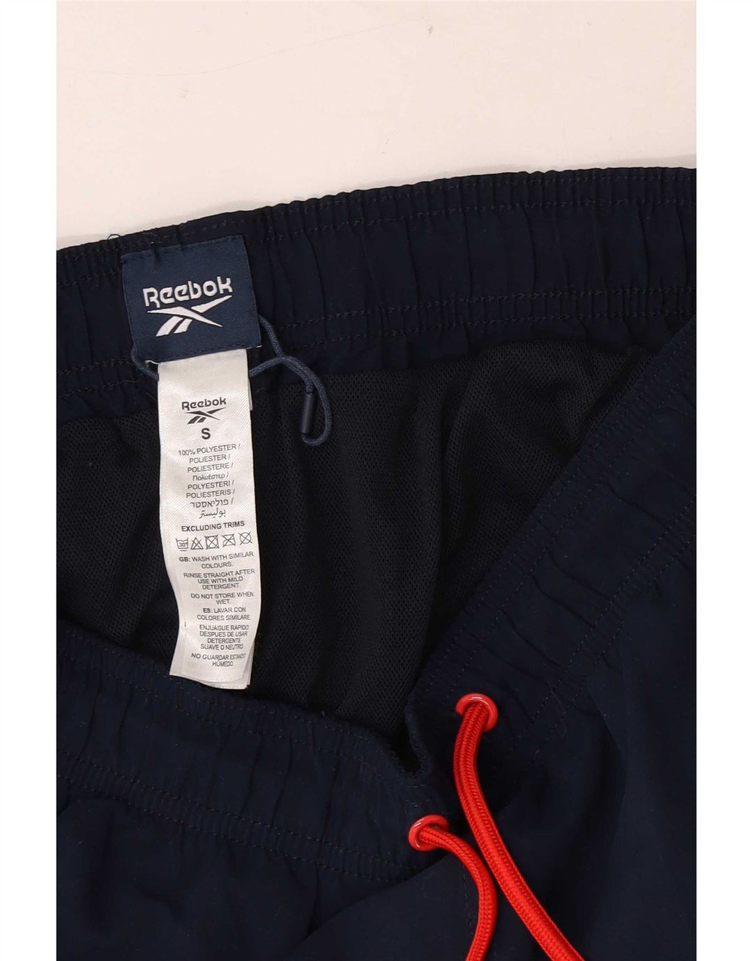 Reebok Sportshorts til mænd Små marineblå polyester